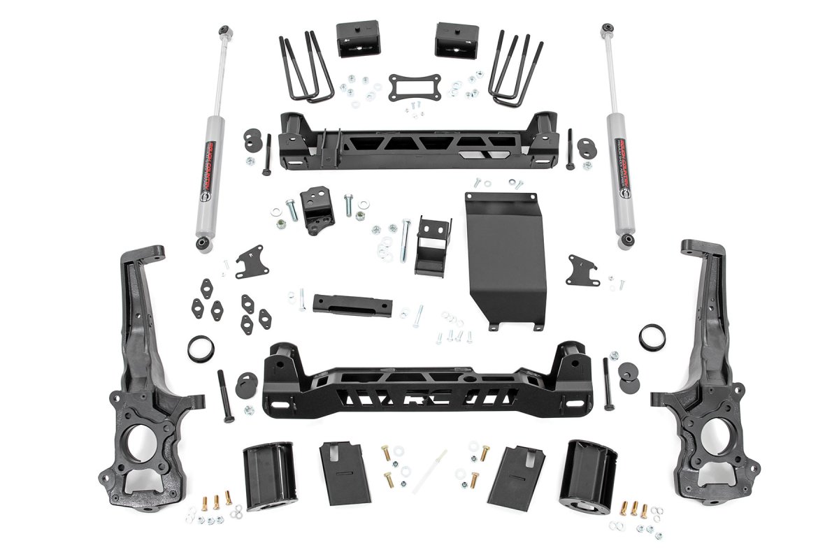 Ford Ranger Suspension Lift Kit - Front + Rear - Rough Country - 6 Inch Lift Kit - '19-'23